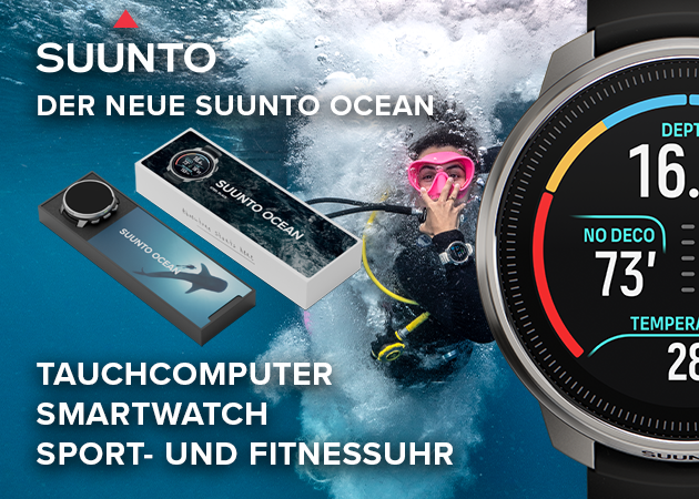 Der neue Suunto Ocean Tauchcomputer & Smartwatch im Tauchsport Heinemann Onlineshop